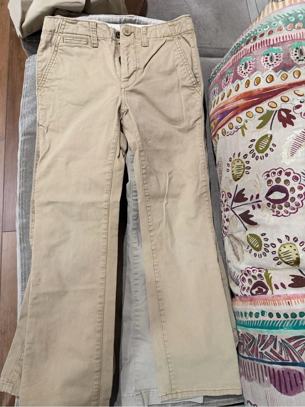 Lot of 7 GAP Kids Tan Khaki uniform Pants size 8 boys